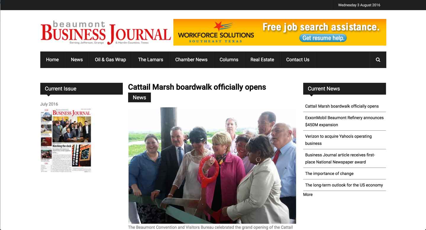 Thumbnail for Beaumont Business Journal
